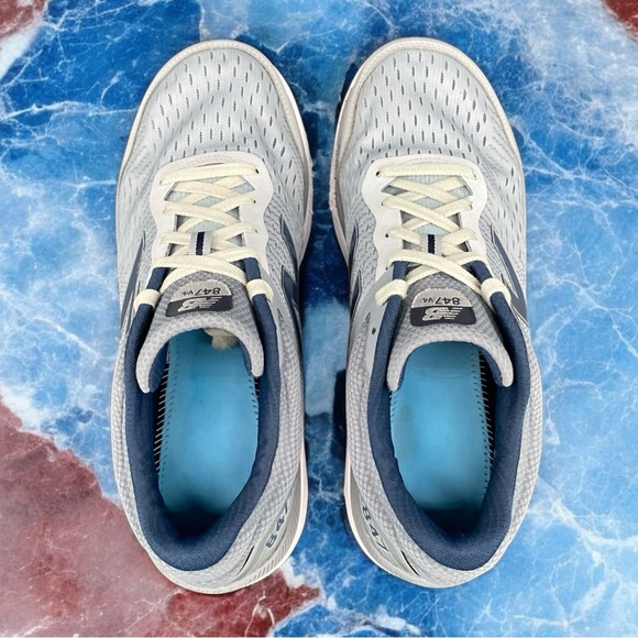 New Balance 847 v4 Walking Shoes Men’s 11.5 2E Wide Gray Navy Red  Stability - Picture 5 of 11